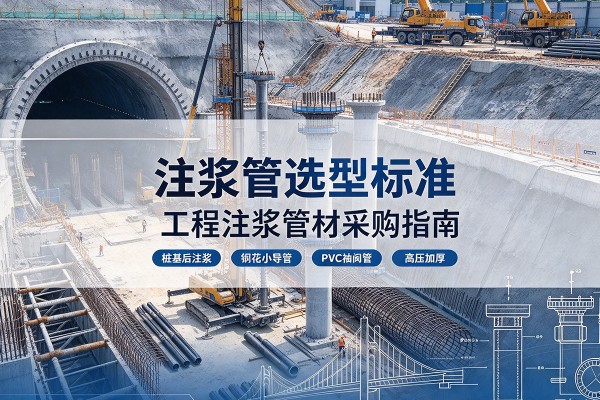 翼城注浆管选型标准