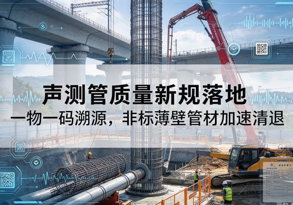 翼城声测管质量新规落地，一物一码溯源，非标薄壁管材加速清退