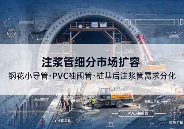 翼城注浆管细分市场扩容，隧道钢花小导管、PVC 袖阀管、桩基后注浆管需求分化