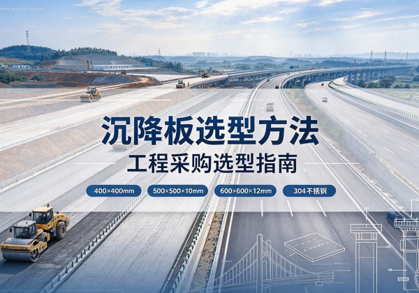 翼城沉降板选择方法